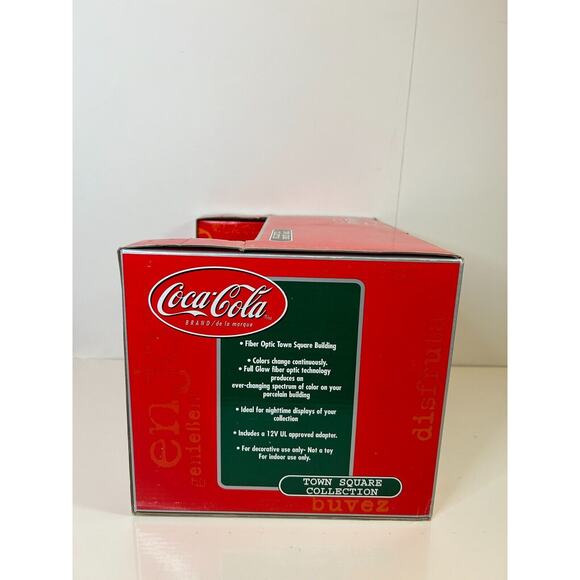 Coca-Cola Town Square 2002 Ginny’s Diner Lighted Building NIB - Picture 2 of 5